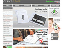 Tablet Screenshot of climastar.es